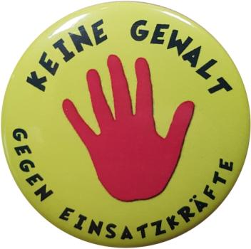 Preview: Keine Gewalt gegen Einsatzkräfte Preview: button demokratie