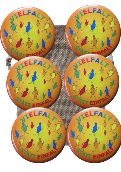 ansteckbuttons demokratie