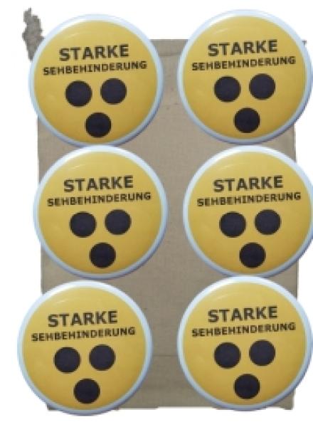 STARKE SEHBEHINDERUNG kurzer Text.