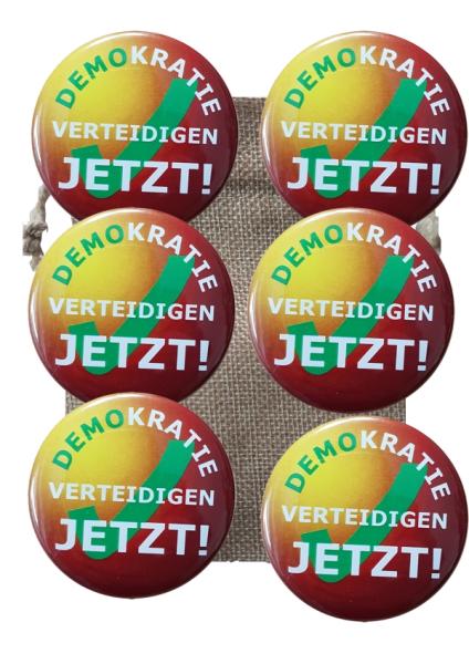ansteckbuttons demokratie