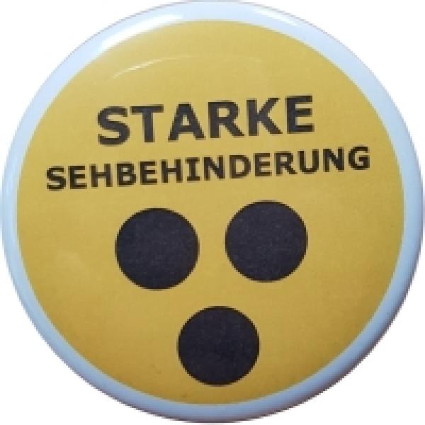 STARKE SEHBEHINDERUNG kurzer Text.